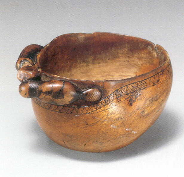 Belt Cup, Wood, Penobscot or Passamaquoddy