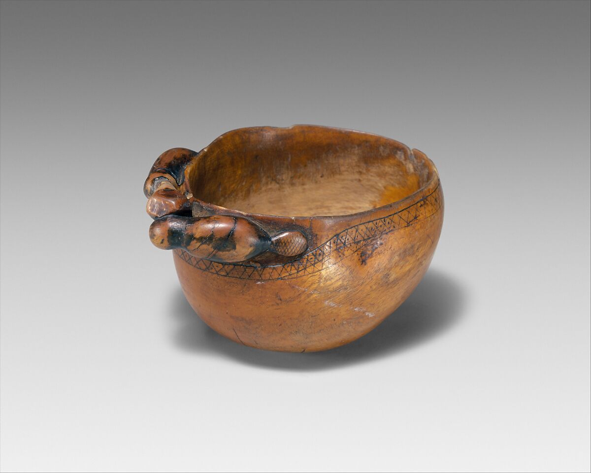 Belt Cup, Wood, Penobscot or Passamaquoddy 