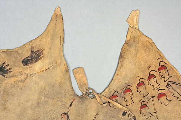 Tipi Model, Native-tanned skin, pigment, Sioux