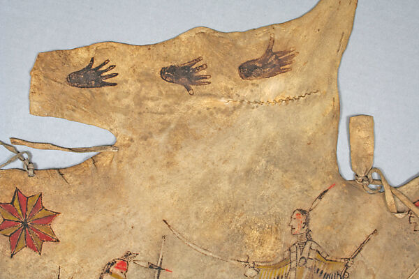 Tipi Model, Native-tanned skin, pigment, Sioux