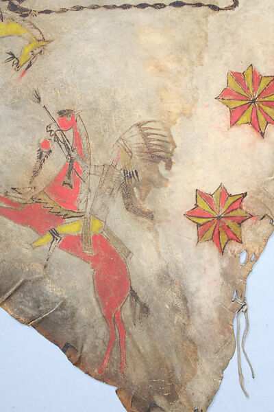 Tipi Model, Native-tanned skin, pigment, Sioux