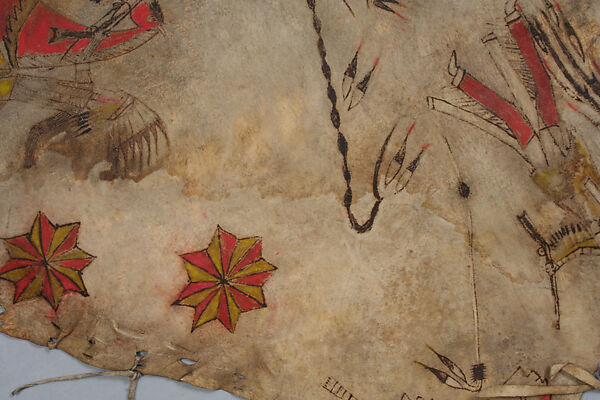 Tipi Model, Native-tanned skin, pigment, Sioux