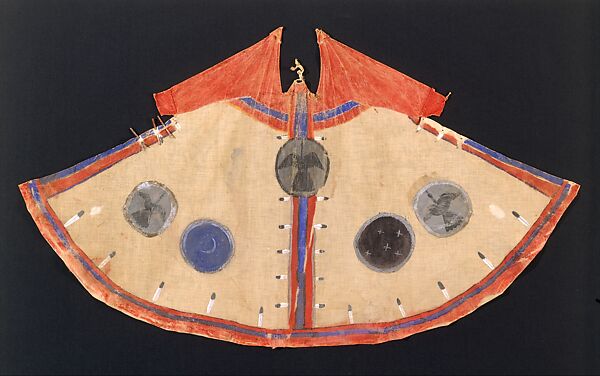 Tipi Model, Cotton, pigment, Kiowa or Comanche