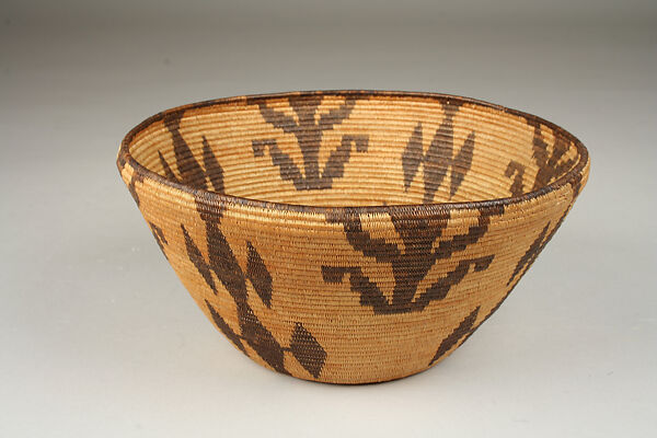 Basketry Bowl, Plant fiber, Panamint