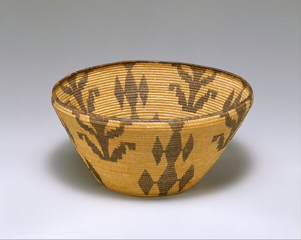 Basketry Bowl, Plant fiber, Panamint 