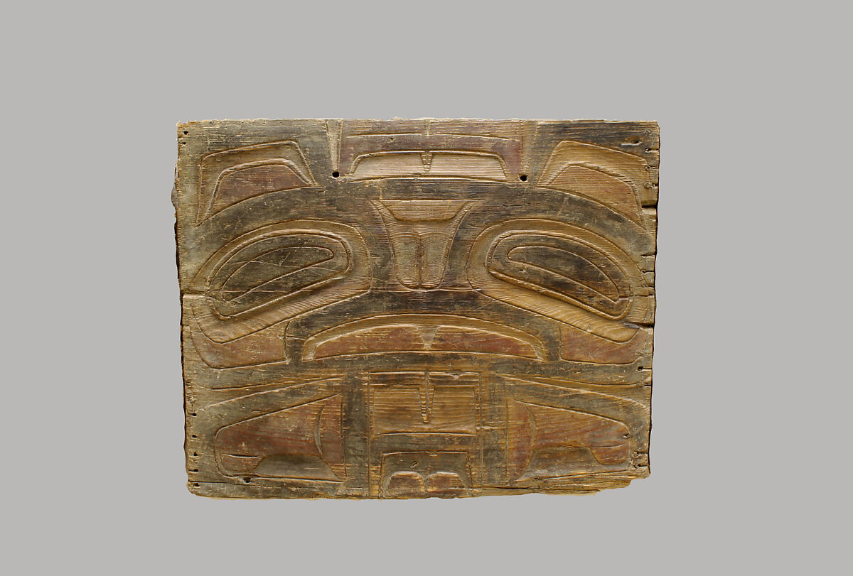 Storage Chest, Wood, pigment, Tlingit or Tsimshian