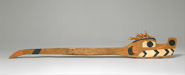 Dance Wand, Wood, plant fiber, pigment, Nuu-chah-nulth (Nootka) 