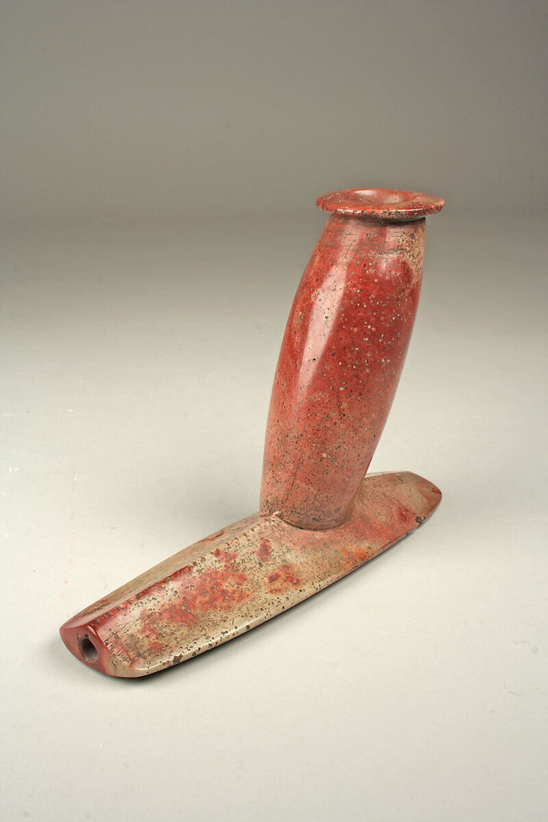 Pipe, Kaolinitic pipestone, Hopewellian