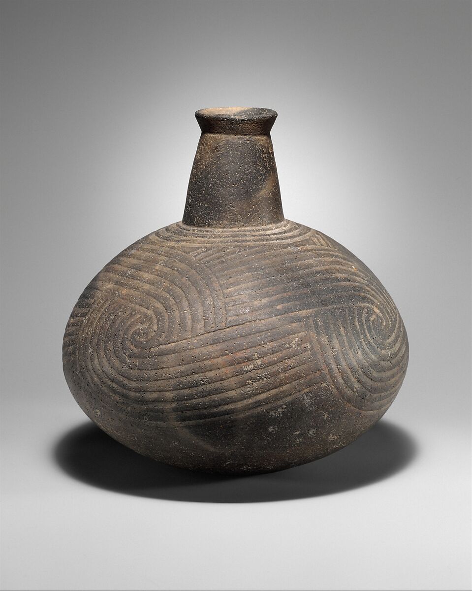 Bottle, Ceramic, Caddoan 