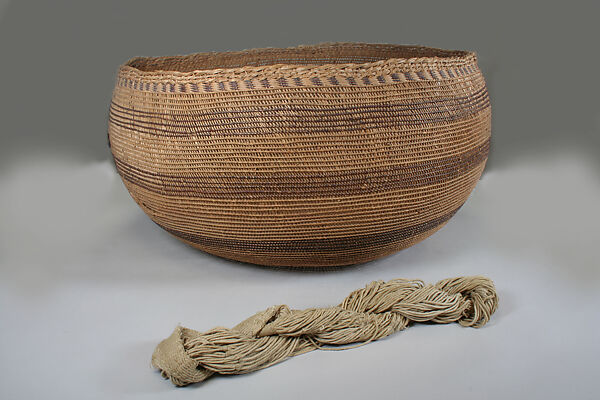 Utility Basket, Plant fiber, Pomo