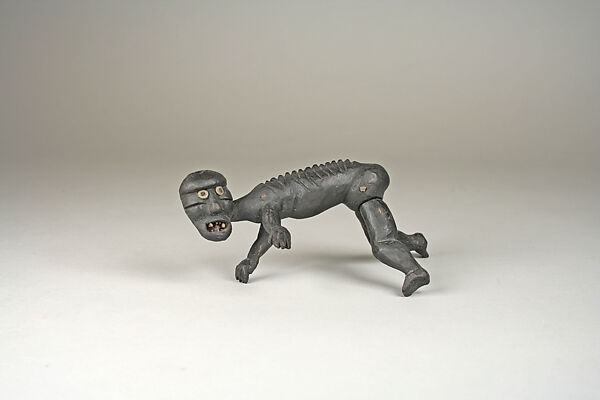 Tupilak, Wood, bone, pigment, Inuit