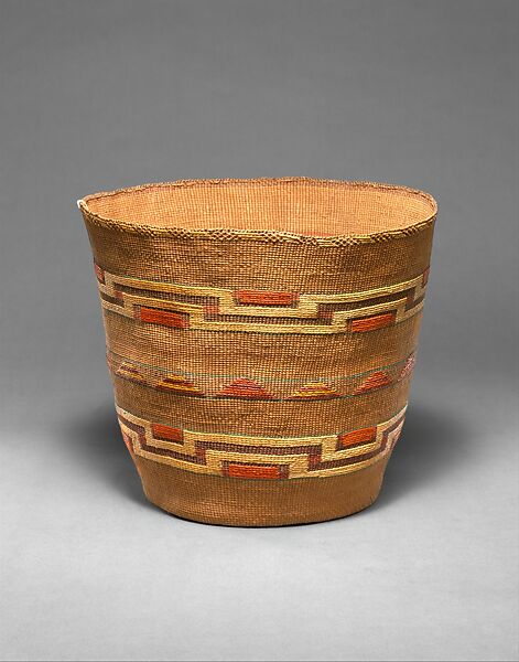 Basket, Plant fiber, Tlingit 