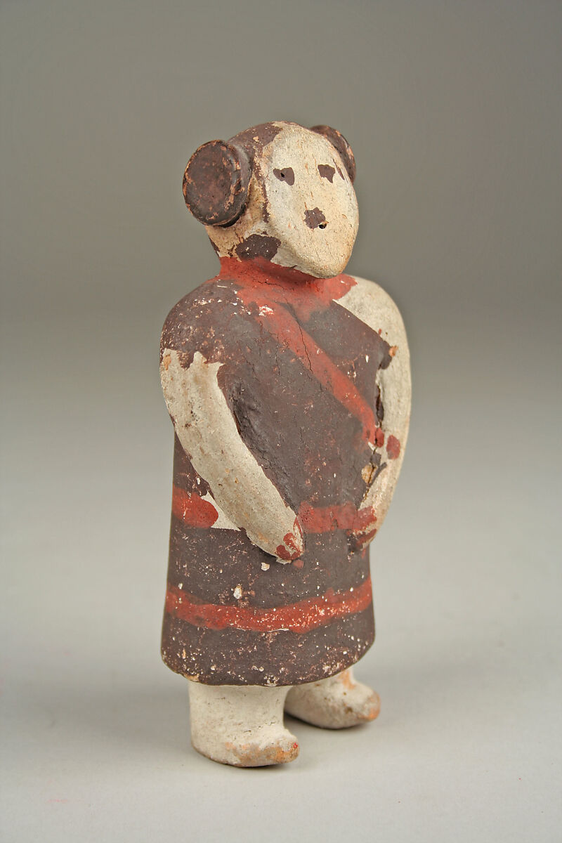 Figurine, Ceramic, pigment, Zuni