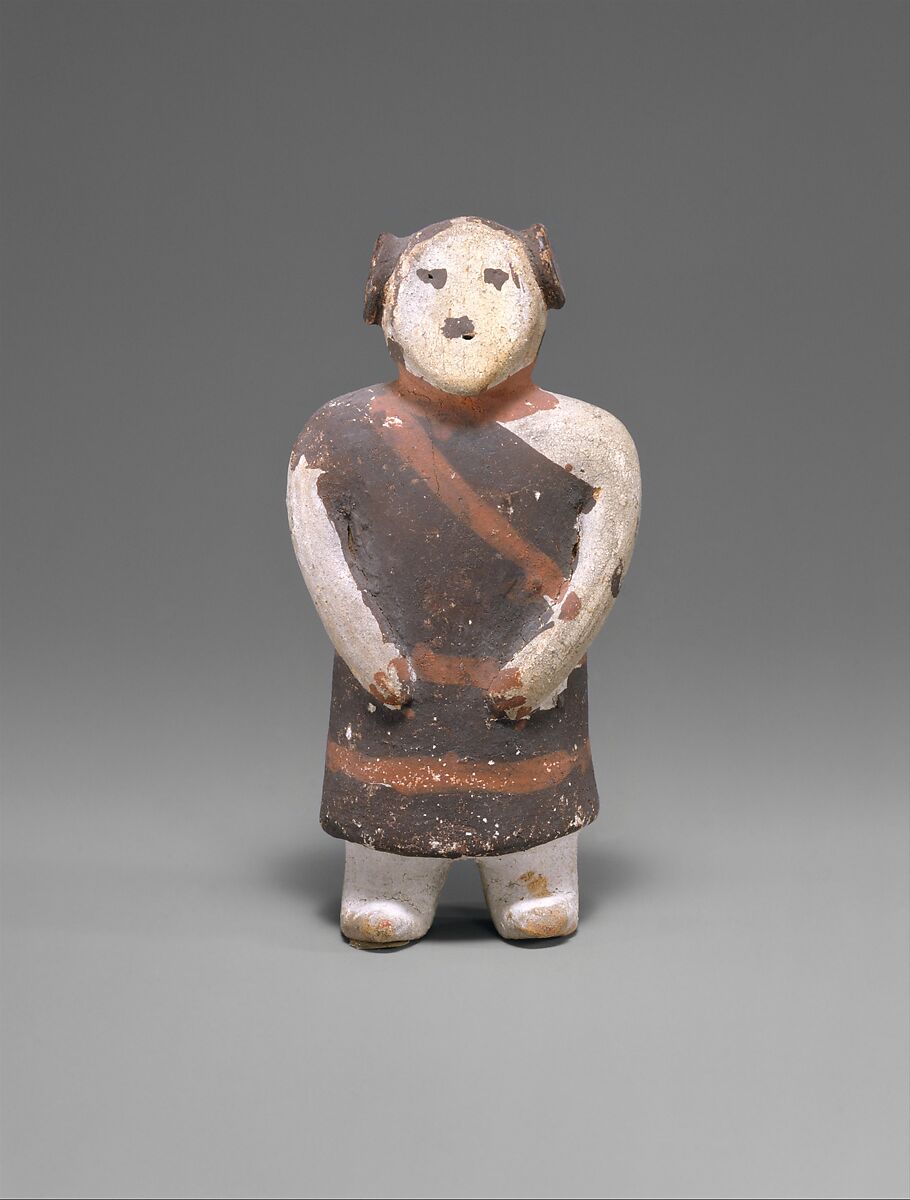 Figurine, Ceramic, pigment, Zuni 