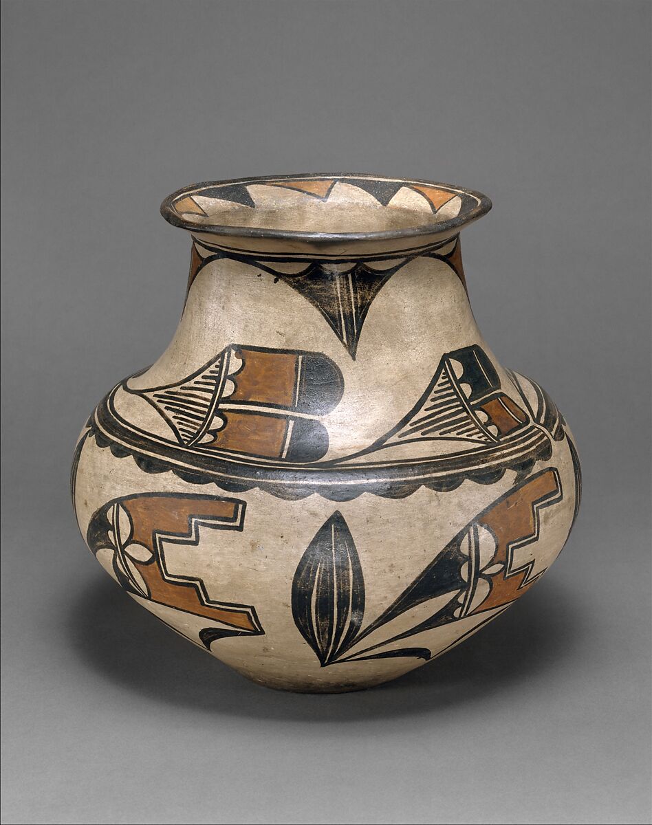 Storage Jar, Martina Vigil Montoya (American, San Ildefonso Pueblo, New Mexico 1856–1916), Ceramic 