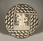 Dough Bowl, Diego Romero (Native American, Cochiti Pueblo, born Berkeley, California, 1964), Ceramic