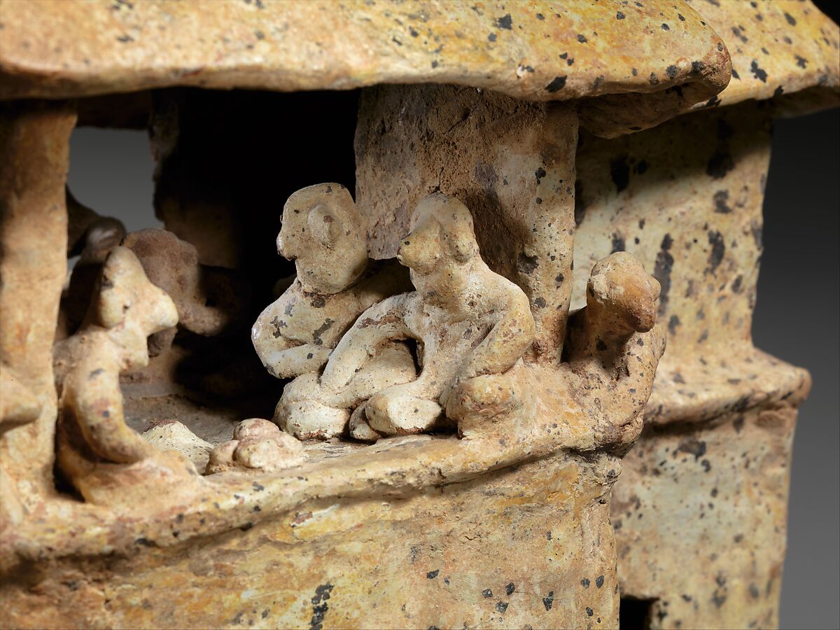 House model, Nayarit artist(s), Ceramic, slip, Nayarit