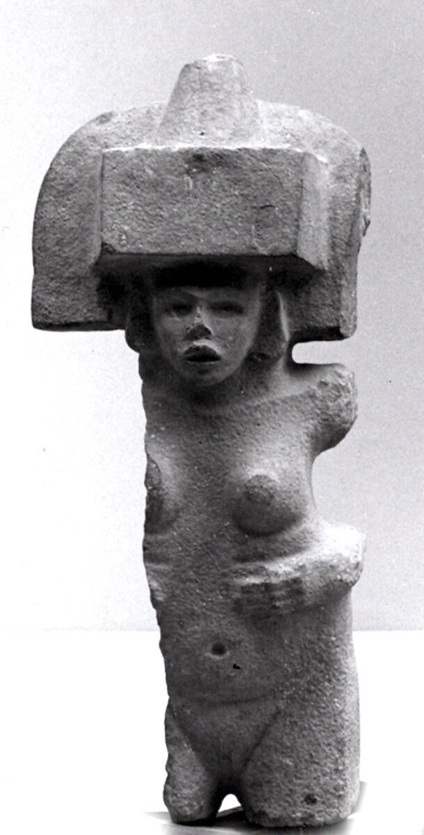 Female figure, Stone, Huastec 