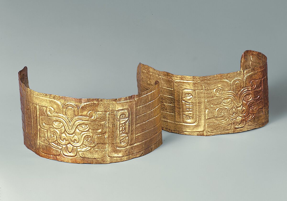 Arm bands, Chavín artist(s), Gold, Chavín