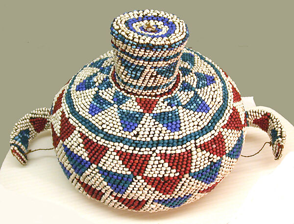 Chief's Crown (Misango Mapende), Beads, metal, fiber, Pende peoples 