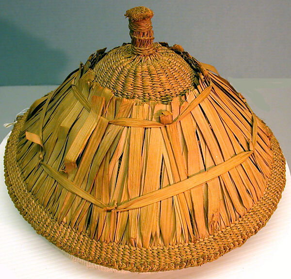 Rain hat, Palm fiber, Liberia (?) 