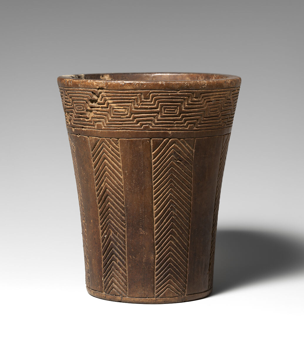 Kero (beaker), Inca artist(s), Wood, Inca 