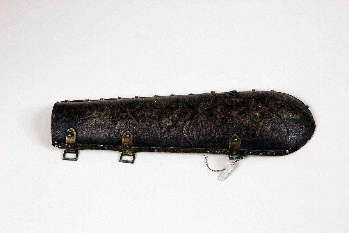 Arm Guard, Steel, brass, Turkish 