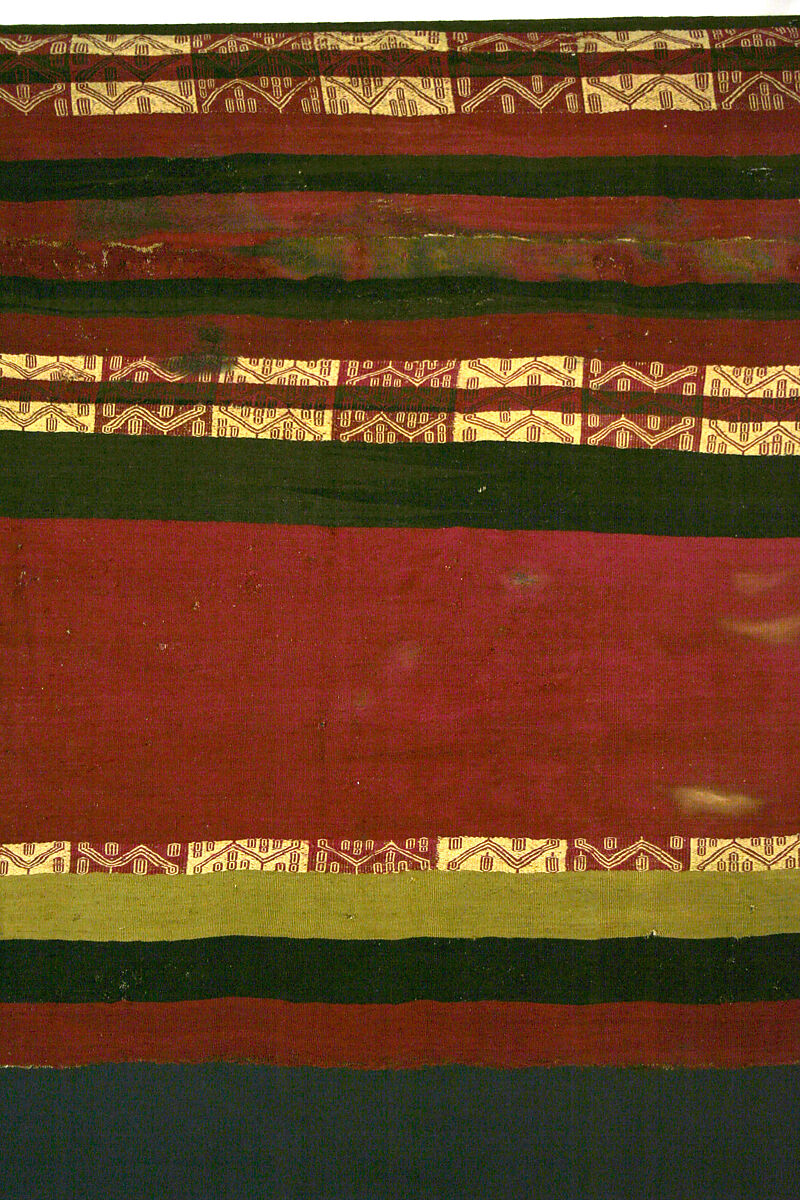 Fragmentary Woman's Dress, Camelid fiber, Inca 