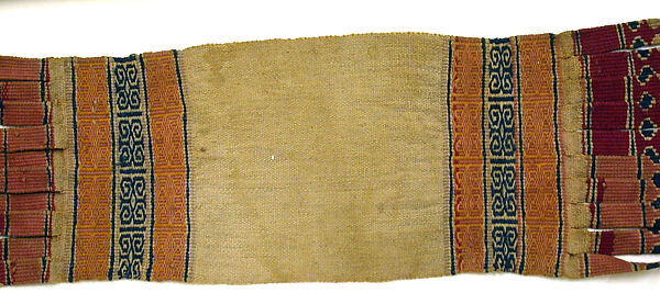 Ceremonial Costume Element, Cotton, glass beads, Timor