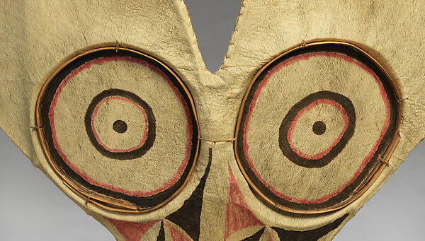 Mask (Kavat), Rattan, barkcloth, paint, Baining people