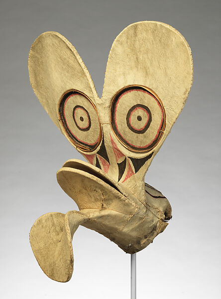 Mask (Kavat), Rattan, barkcloth, paint, Baining people