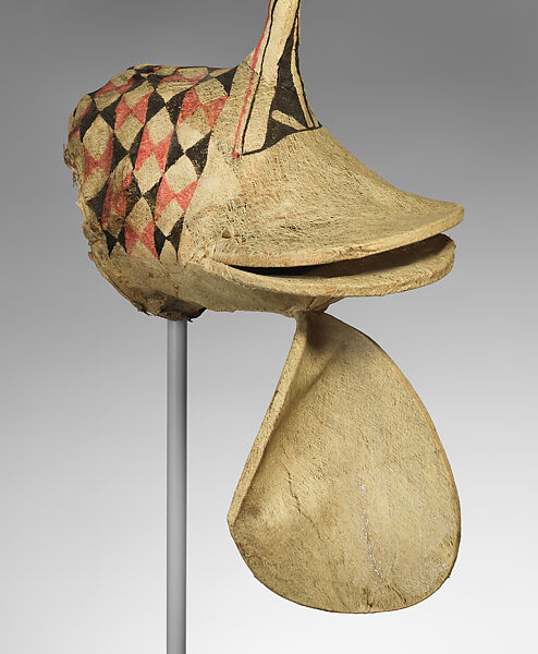 Mask (Kavat), Bamboo, barkcloth, paint, Kairak Baining people