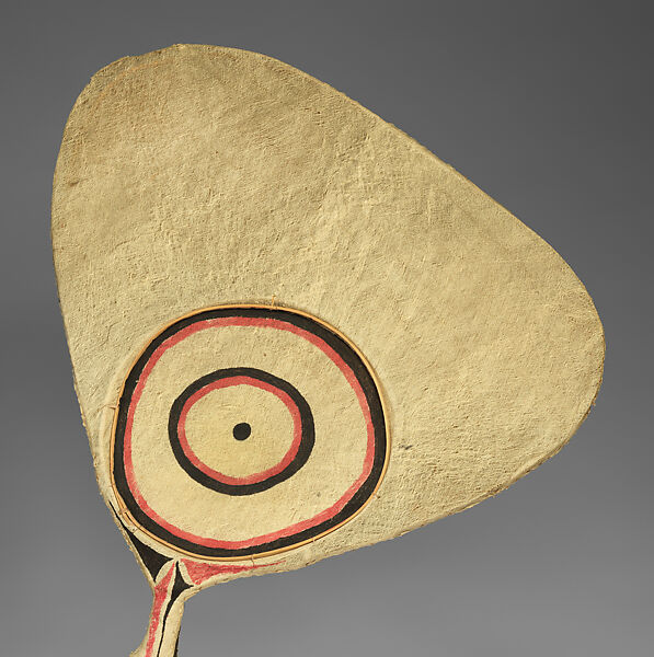 Mask (Kavat), Bamboo, barkcloth, paint, Kairak Baining people