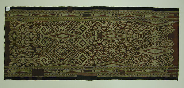 Woman's Ceremonial Skirt (Kain Kebat), Cotton, Kantu' people 