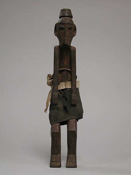 Ancestor Figure (Itara), Wood, cloth, fiber, Atauro Island 