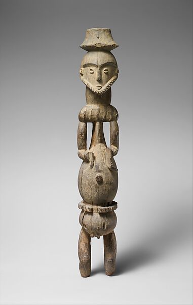 Ekpu ancestor figure, Oron artist, Wood, Oron