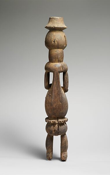 Ekpu ancestor figure, Oron artist, Wood, Oron