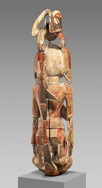 Funerary Carving (Malagan), Wood, paint, shell, resin, Northern New Ireland