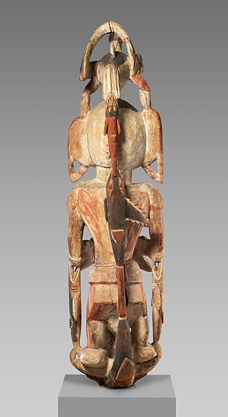 Funerary Carving (Malagan), Wood, paint, shell, resin, Northern New Ireland