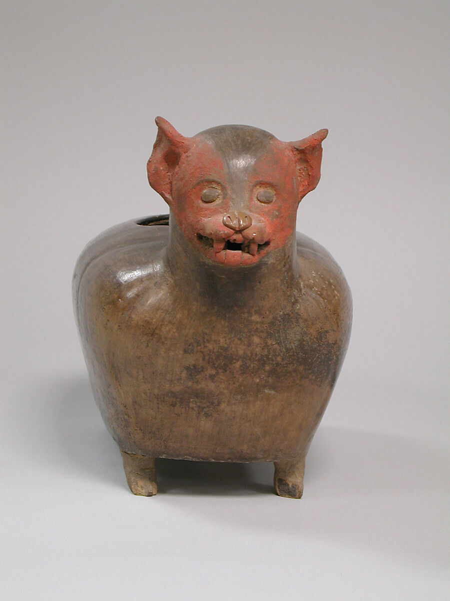 Canine Vessel, Ceramic, Central Highlands (?)