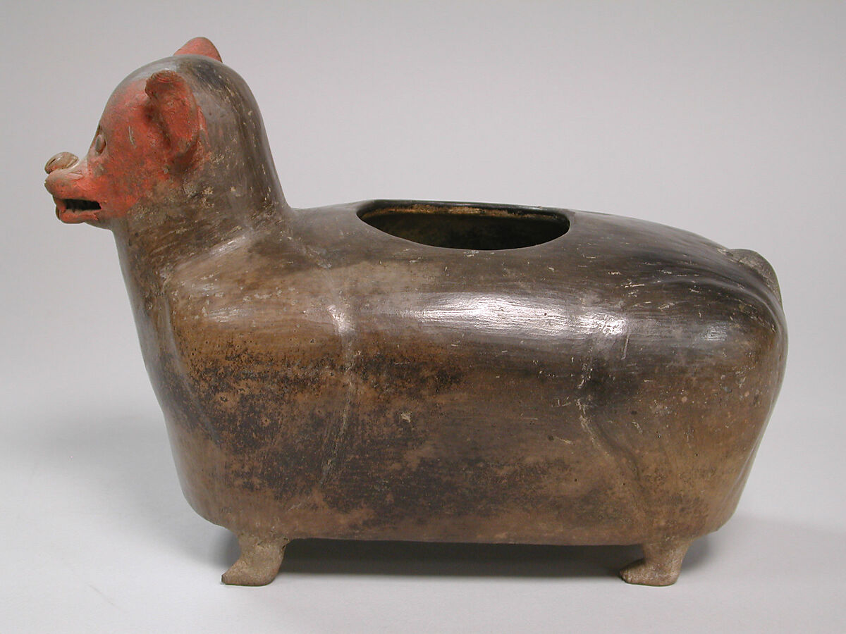 Canine Vessel, Ceramic, Central Highlands (?)