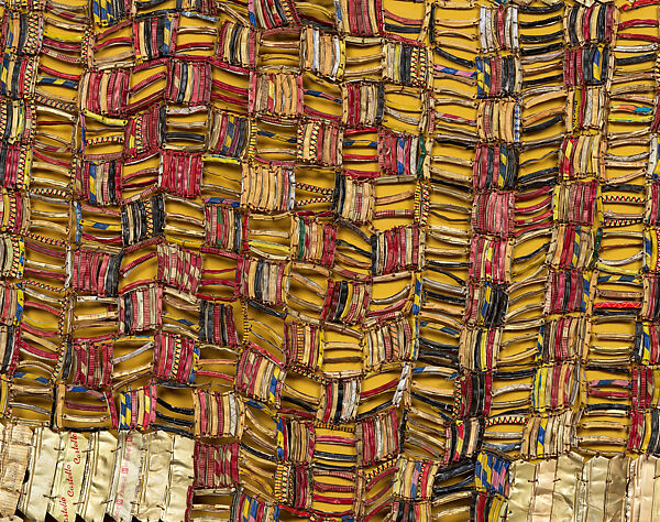 Between Earth and Heaven, El Anatsui (Ghanaian, born Anyako, 1944), Aluminum, copper wire