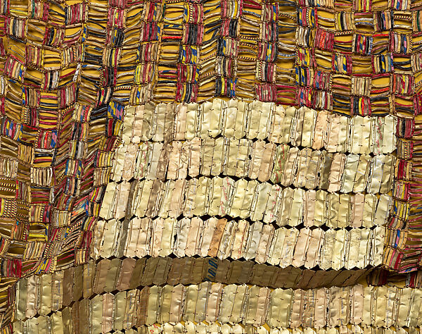 Between Earth and Heaven, El Anatsui (Ghanaian, born Anyako, 1944), Aluminum, copper wire