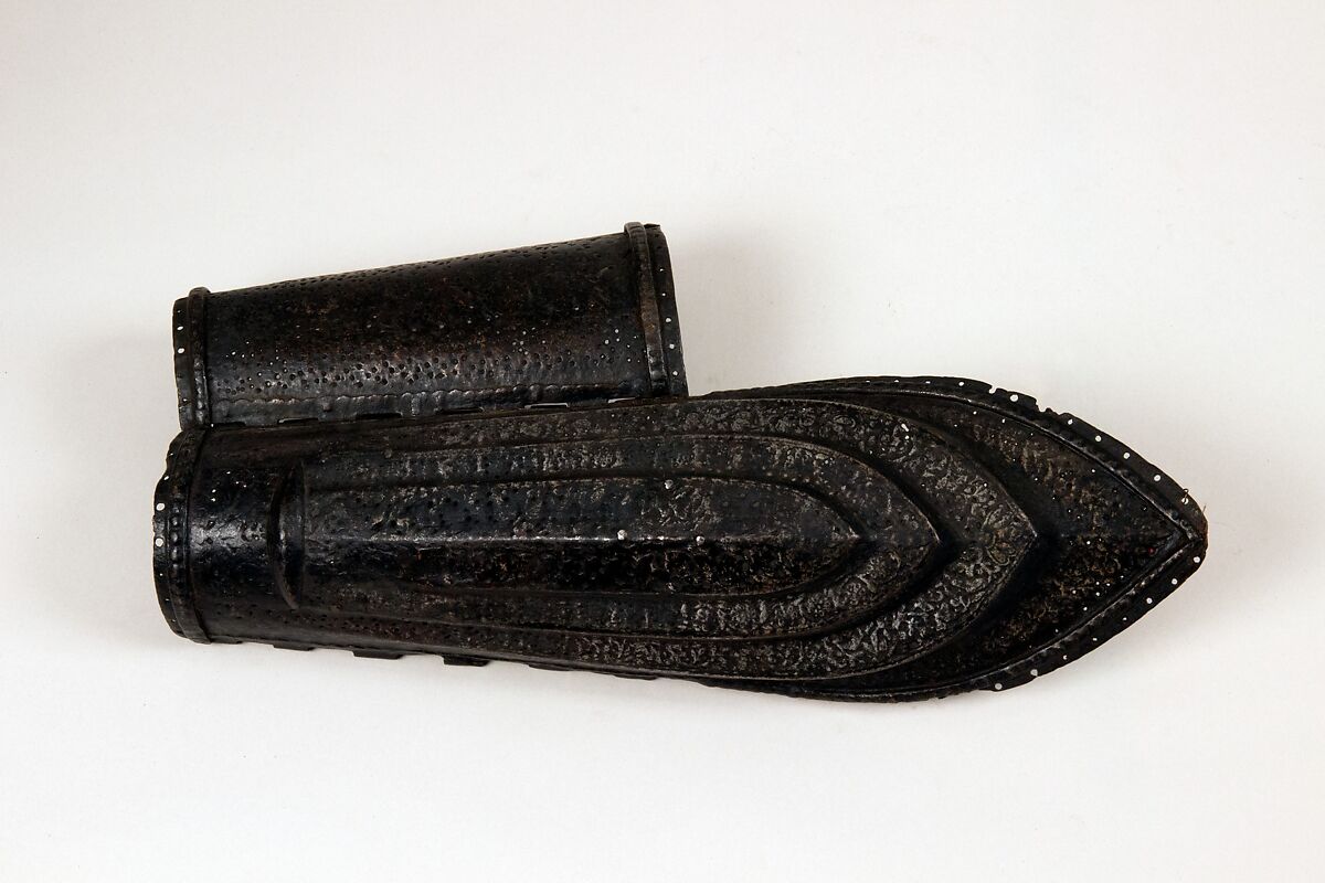 Arm Guard, Steel, silver, Indian, Thanjavur 