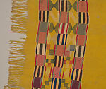 Man's wrapper, Abron, Kulango, or Dyula artist, Cotton, dye, Abron, Kulango, or Dyula peoples
