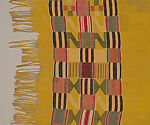 Man's wrapper, Abron, Kulango, or Dyula artist, Cotton, dye, Abron, Kulango, or Dyula peoples