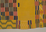Man's wrapper, Abron, Kulango, or Dyula artist, Cotton, dye, Abron, Kulango, or Dyula peoples