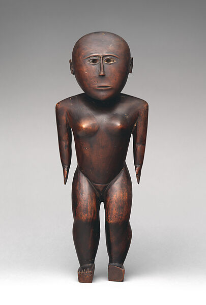 Female figure (’otua fefine) representing the deity Hikule’o, Wood 