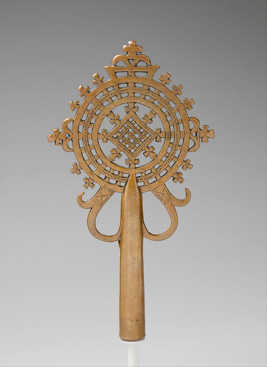 Processional Cross, Central or Northern Highlands region artist, Copper, Central or Northern Highlands region 