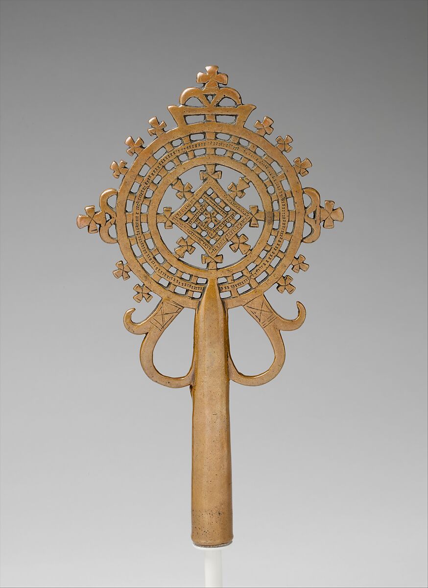 Processional Cross, Central or Northern Highlands region artist, Copper, Central or Northern Highlands region